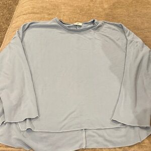 Light Blue Long Sleeve Top